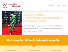 Tablet Screenshot of hannibal-hildorf.dk